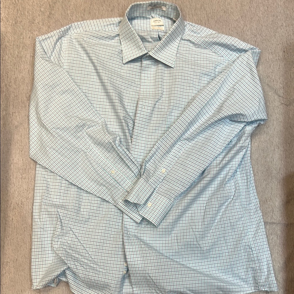 ARROW M’enBlue Checkered Shirt